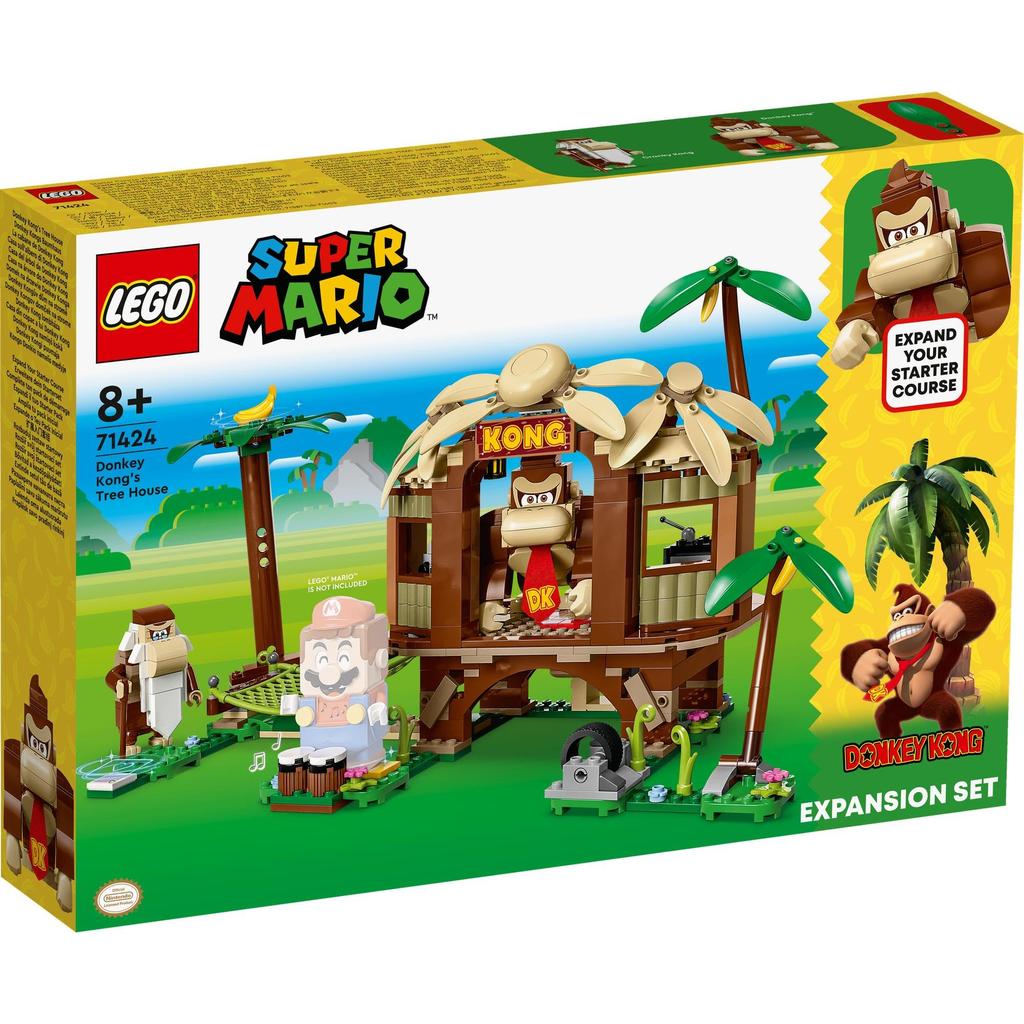 LEGO Super Mario Donkey Kong Tree House Toy Подарок на день рождения Блок Рождество Мальчики Девочки Дети 8 лет 9 лет 10 лет Начальная школа Марио