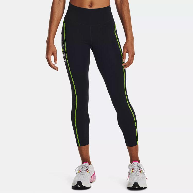 Under Armour Декоративные облегающие спортивные брюки из 9-точечного трикотажа женские низы 1376763-001