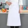 Полуфартук с карманами для официанта, повара, унисекс, униформа, бистро, кафе, фартук, профессиональный кухонный фартук для приготовления пищи, выпечки