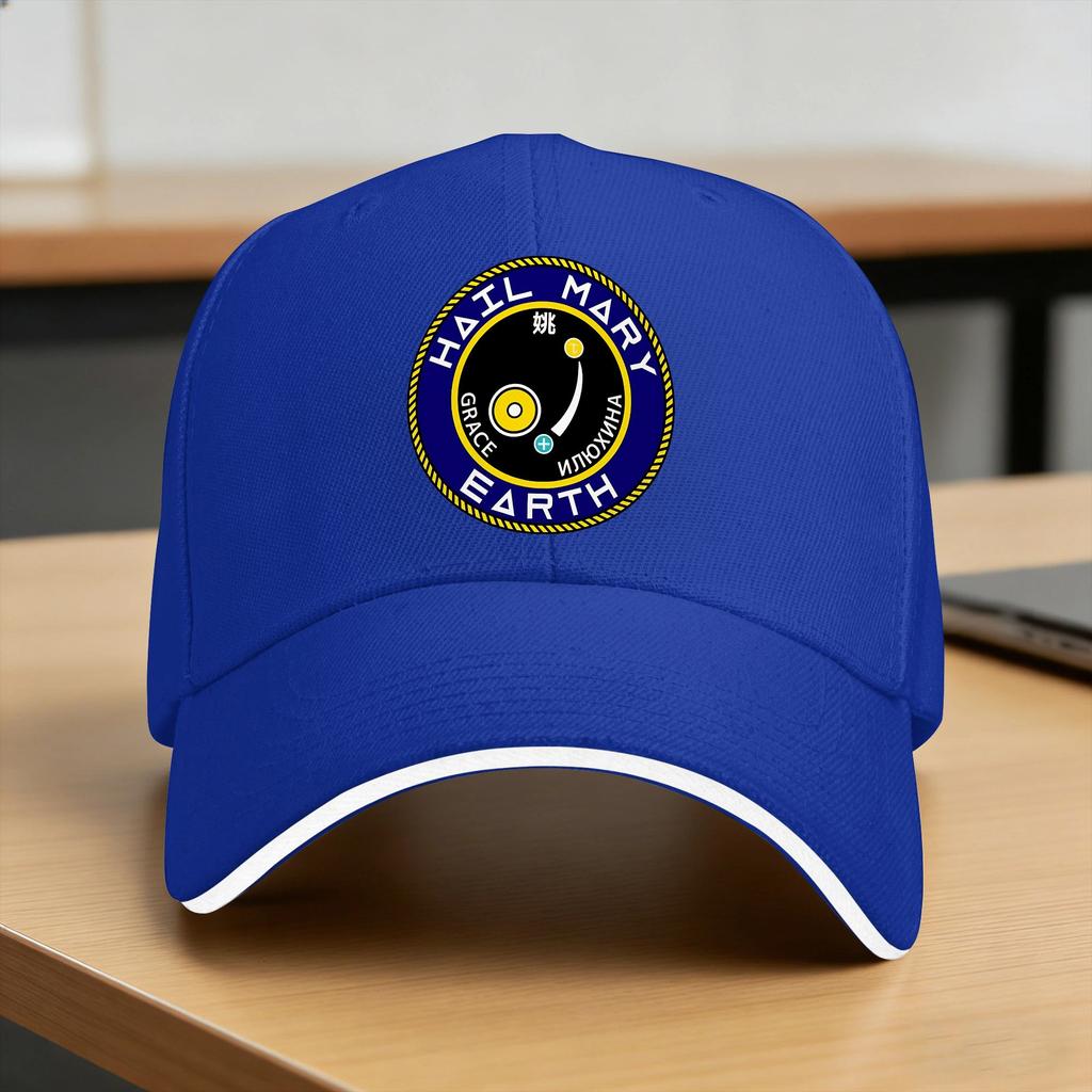 Spring Casual Baseball Cap Project Hail Mary Mission Crest Hunting Camping Trucker Hat For Unisex Unisex Sun  Classic Baseball Caps