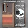 For Samsung Galaxy Fold 8 Ultra Magnetic Case Aramid Carbon Fiber Hinge Case Front Cover With Magsafe Ultra Thin Lightweight