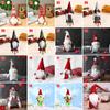 34 Styles Knitted Fabric Swedish Tomte Dwarf Rudolph Gnomes Dwarf Santa Claus Faceless Plush Doll