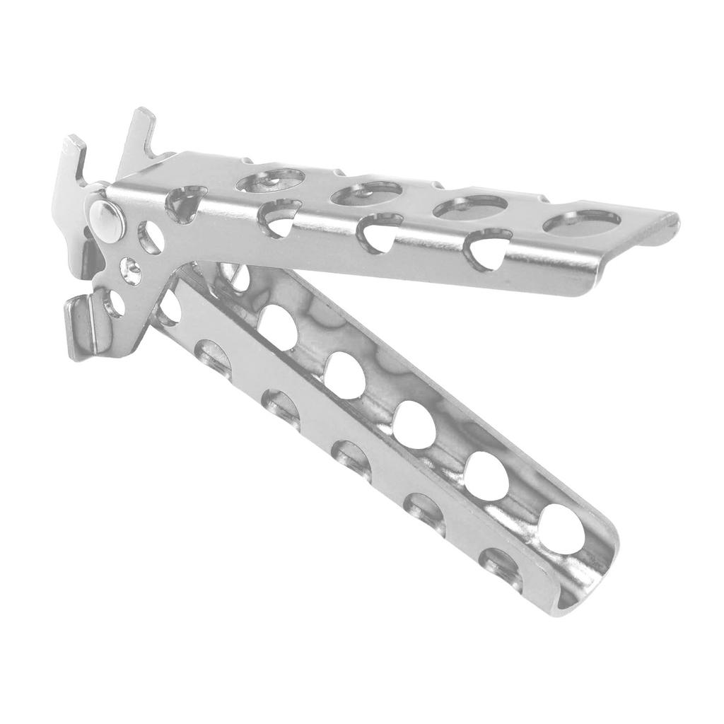 Щипцы-захваты для кастрюли, миски, сковороды, алюминиевый сплав, защита от ожогов, портативные зажимы-держатели для посуды для кемпинга