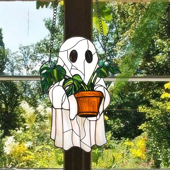Призрак Ловец Солнца Акриловый Яркий Цвет Абажур Подвеска Вечеринка на Хэллоуин