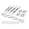 Stainless Steel Sunshade Sail Hardware Kit Turnbuckle Spring Hook Awning Fixing Accessory