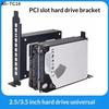 Корпус Компьютера Настольный SSD HDD Универсальный Отсек для Жесткого Диска Стойка Расширения для PCI-слотов Подходит для 2,5-дюймовых/3,5-дюймовых Жестких Дисков