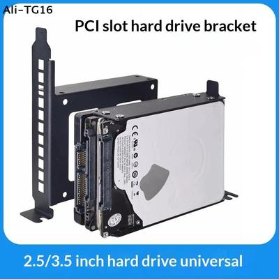 Корпус Компьютера Настольный SSD HDD Универсальный Отсек для Жесткого Диска Стойка Расширения для PCI-слотов Подходит для 2,5-дюймовых/3,5-дюймовых Жестких Дисков
