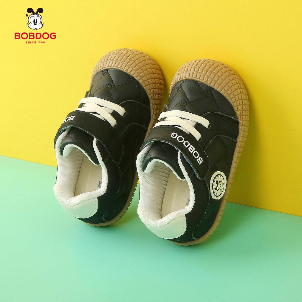 Babu Dou 2026 Весна Кожаные Детские Туфли: Мягкие детские туфли для девочек и функциональные противоскользящие детские ботинки для мальчиков.
