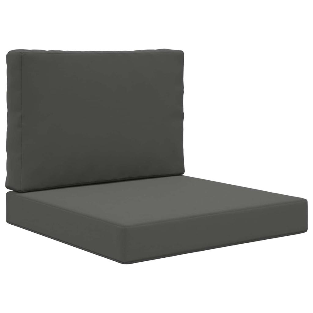 Outdoor Sofa Cushion 2 pcs Anthracite Polyester