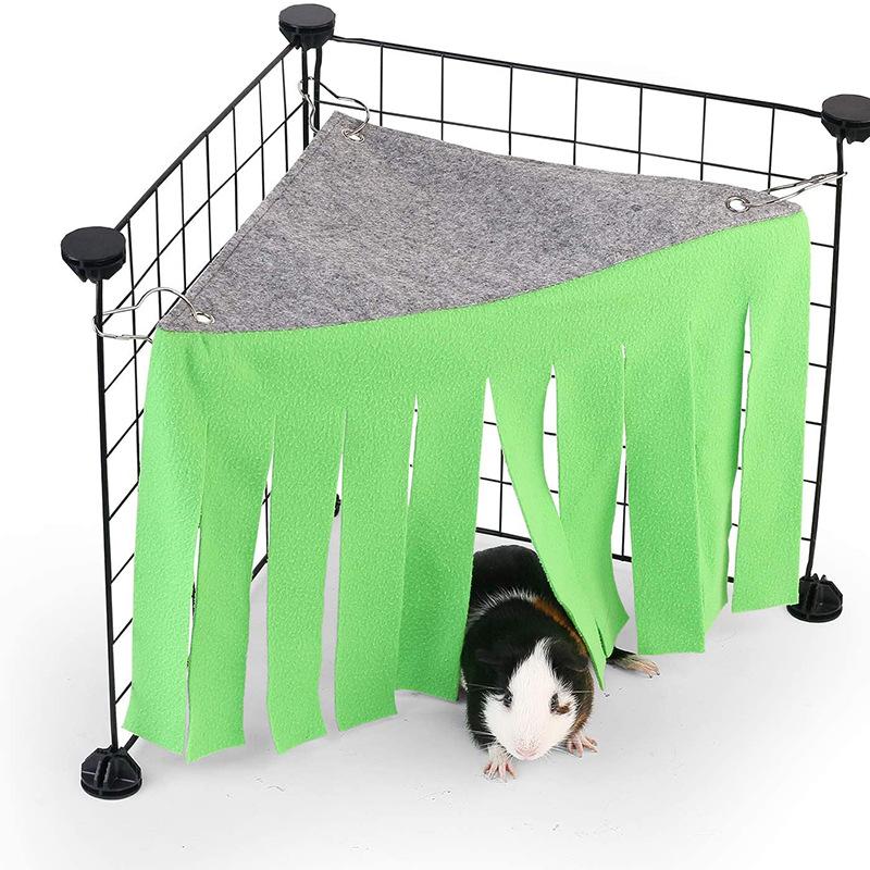 Home Supplies Hamster Hammock Guinea Pig Rabbit Tassel Corner House Avoid Tent Nest Small Pet Hidden House
