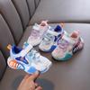 КроссовкиLighting Kid Кроссовки Осень Мальчик Светодиодные Кроссовки для Бега Девочка Легкие Теннисные Туфли Повседневная Обувь Модная Одинарная Обувь Детская Обувь