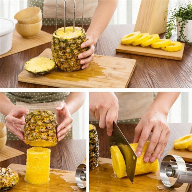 Cut Pineapple Peeler Stripper Knife Pineapple Peelers Family Fruit Vegetable Tools