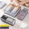 Foldable Mesh Organizer: 3-in-1 Underwear, Sock & Storage Box