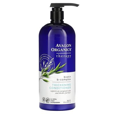 Avalon Organics, Кондиционер для укрепления волос, Биотин B-комплекс, 32 унции (907 г)