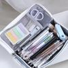 Large Capacity Korean Style Pencil Case Desktop Storage Pencil Pouch  School Office