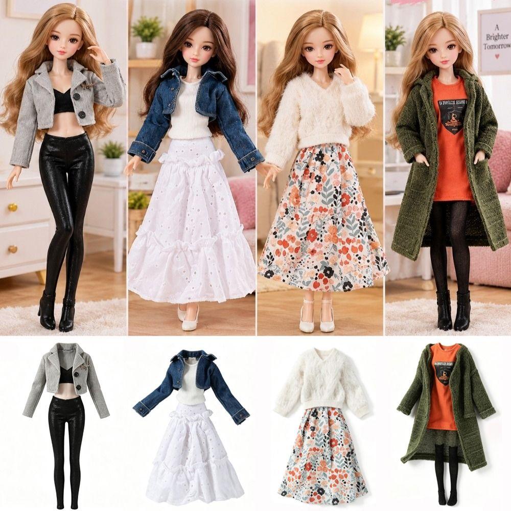 with Outfit Doll Outfit Cute Fashion Casual Doll Clothing High Quality Doll Clothes Suit