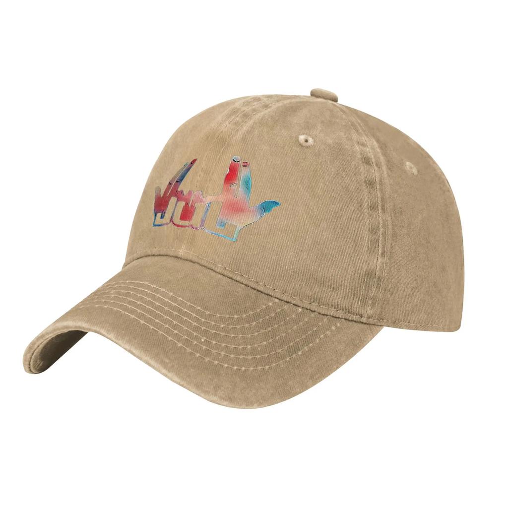 Jul Gold and Platinum Rapper Baseball Cap Vintage Distressed Washed Sun Cap Unisex Outdoor Activities Adjustable Fit Caps Hat