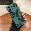 Ретро Бабочка Силиконовый Чехол Для Телефона Для Samsung Galaxy S24 Ultra S23 Plus S22 S20 FE A73 A72 A71 A55 A54 A51 A50 A35 A15 Чехол