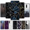 Капа с мраморной геометрической фигурой для OnePlus 8T 8 Nord N10 5G 7 9 7T 9R чехол для телефона 1 + Nord 2 N100 N200 Z черный чехол из ТПУ Cas