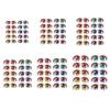 Decals Different Styles Anime Figurine Doll Eye Chips Paper Face Organ Paster Cartoon Eyes Stickers
