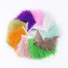 Ostrich Feather Lace Trim for DIY Crafts - 6-8cm Short Feathers