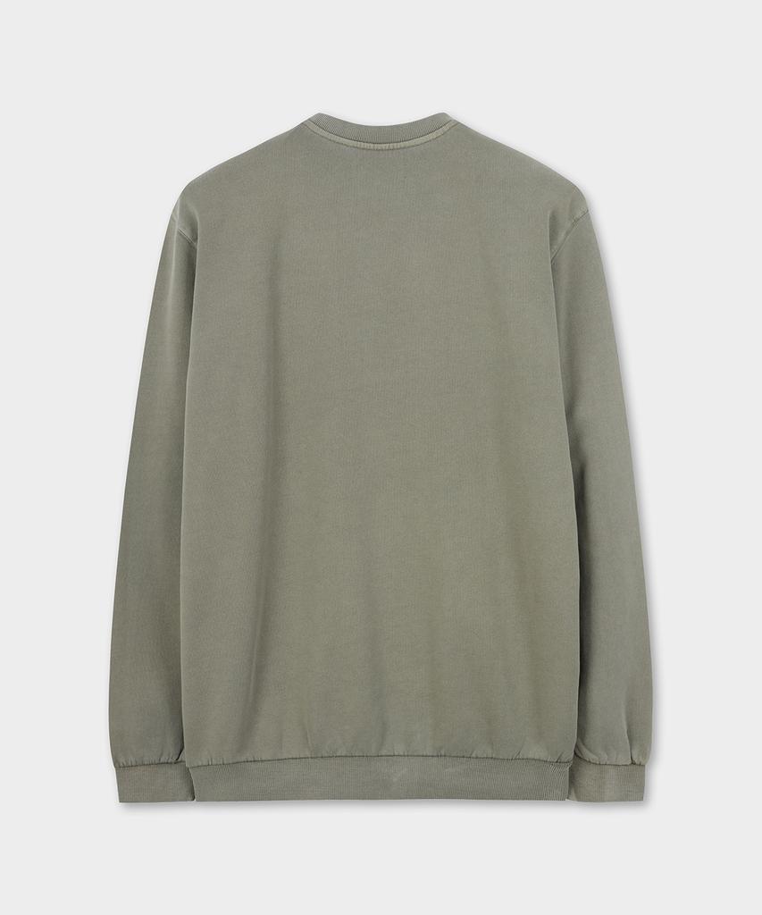 BROOKS BROTHERS [Heritage] Garment-Dyed Sweatshirt (Khaki) (Bbnpmb151A2Fs)