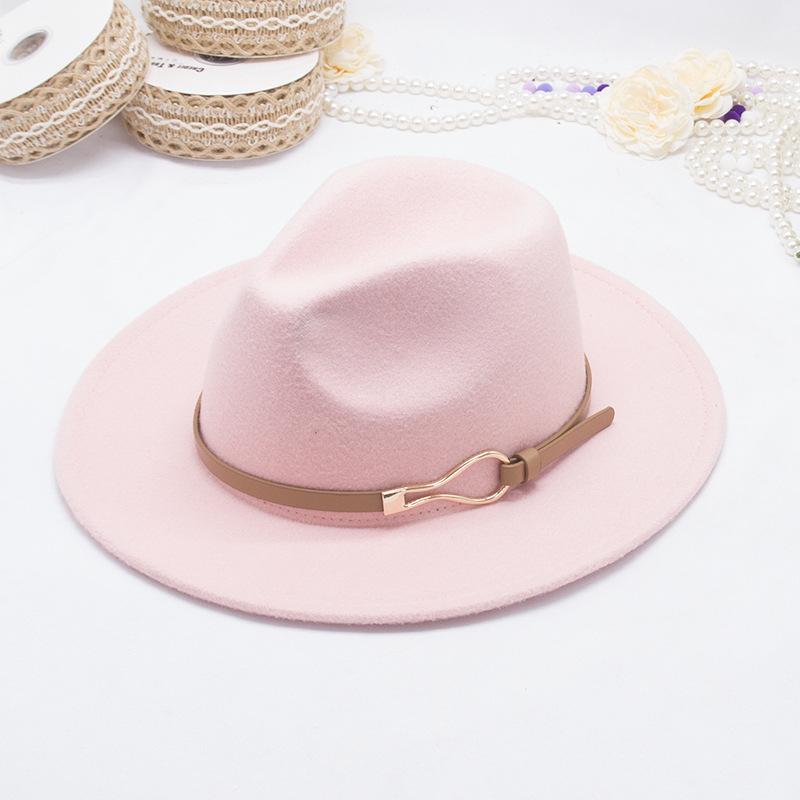 Шляпа Федора Женская Шляпа с Большими Широкими Полями 9,5 см Винтажная Хаки Фетровая Джазовая Шляпа Зимняя Формальная Шляпа Sombreros De Mujer EMA