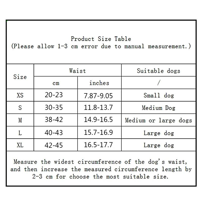 1/3pcs Washable Male Dog Physiological Pant Adjustable Belly Wrap Band Reusable Sanitary Diaper for Small Large Dog RandomColor
