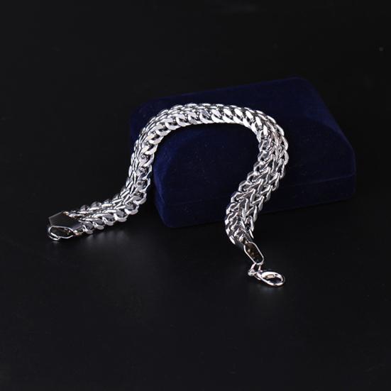 Мужской браслет из нержавеющей стали, простой дизайн, винтажная цепочка в виде змеи, ювелирные изделия