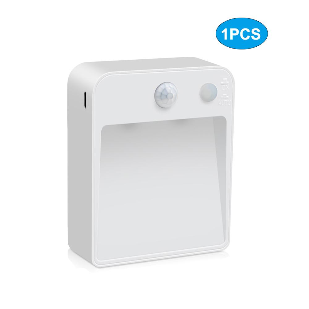 1/2/3-Pack Under Bed Night Light Hallway Stairs Light Motion Sensor Room Decor Led Lamp Indoor Lighting Wall Lamp Battery Or Micro USB Port