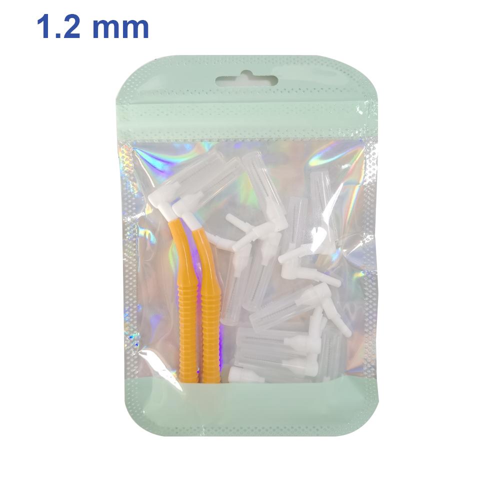 Interchangeable Interdental Brush Cleaning Between Teeth Oral Care Replaceable Orthodontic Toothpicks L Shape Tooth Floss