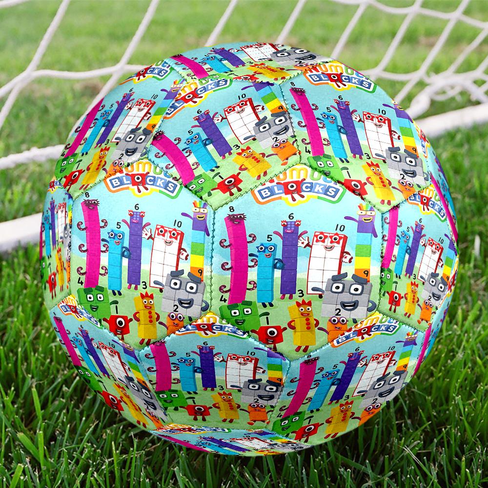 Numberblocks Theme Size 5 Soccer Ball, Suitable for Both Indoor and Outdoor Matches, a Gift Suitable for Everyone.