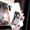 Чехол для телефона Girl Infinite Stratos для Huawei P50 P40 P30 Pro Mate 40 30 Pro Nova 8 8i Y7P Honor, прозрачный чехол для телефона