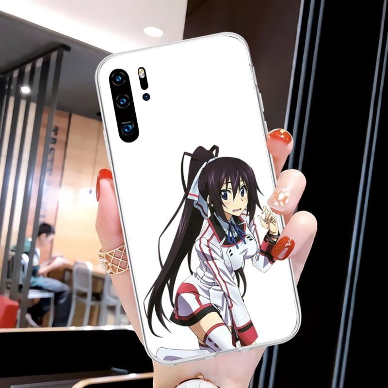 Чехол для телефона Girl Infinite Stratos для Huawei P50 P40 P30 Pro Mate 40 30 Pro Nova 8 8i Y7P Honor, прозрачный чехол для телефона