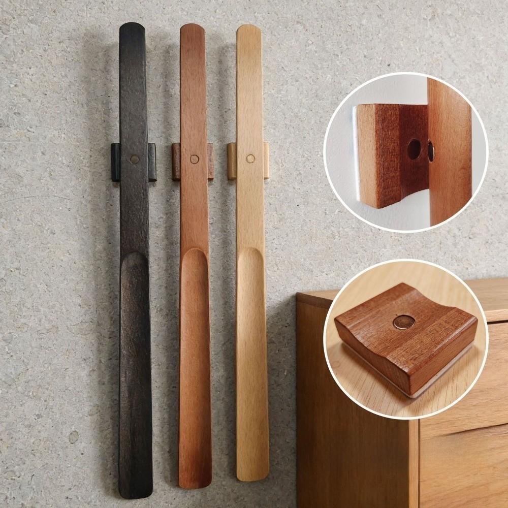 30/55 см Магнитный рожок для обуви с деревянной ручкой Ленивый рожок для обуви для пожилых людей, беременных женщин