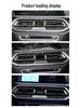 BMW X5/X6/X7 G05/G06/G07 Center Console Air Outlet Repair Kit - Silver Edge Style