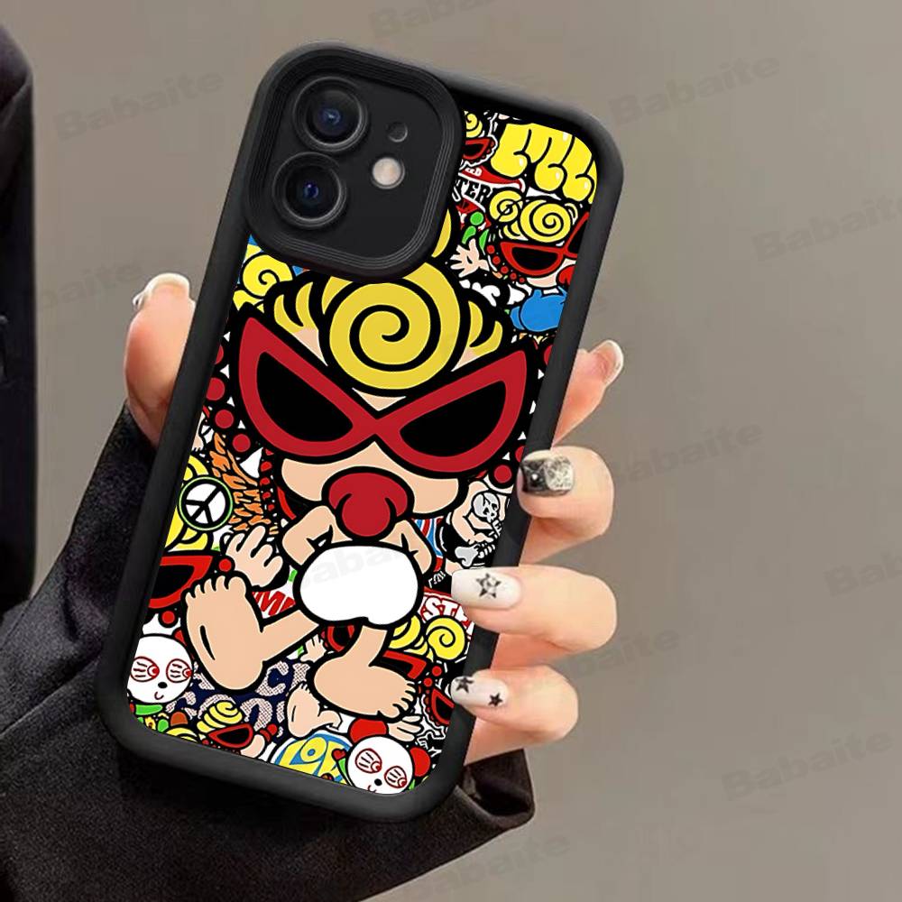 Fashion H-Hysteric Mini Phone Case For IPhone 17 16 15 14 13 12 11 Pro Max Plus Silicone Shockproof Case