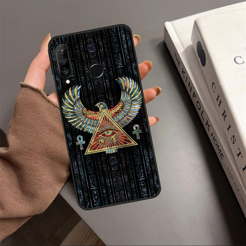 Египетский Глаз Гора Для Huawei P20 P40 Lite P60 P30 Pro Nova 5T 9 10 SE 12s 12i 11i Y90 Y70 Y60 Y61 Y91 Y72 Чехол