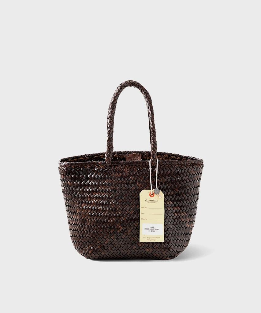 Dragon Diffusion Grace Bag Small 8813 Dark Brown Dragon Bag