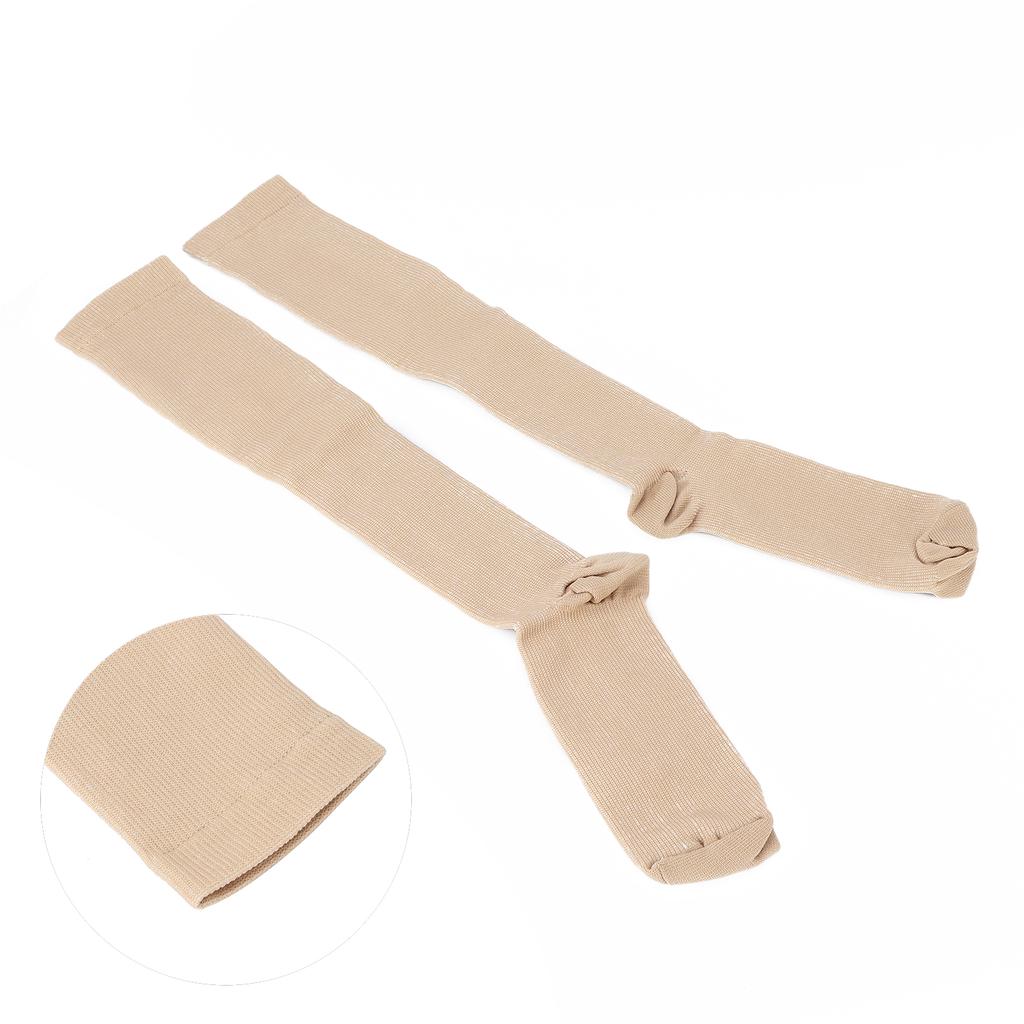 Дышащие компрессионные чулки для спорта на открытом воздухе, носки с закрытым носком, придающие форму ногам