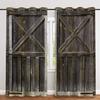 2 шт. Декоративные шторы для дома, Черно-коричневые шторы с перфорированными крючками для деревянной двери, Кухня, Кофейня, Гостиная, Балкон, Сад