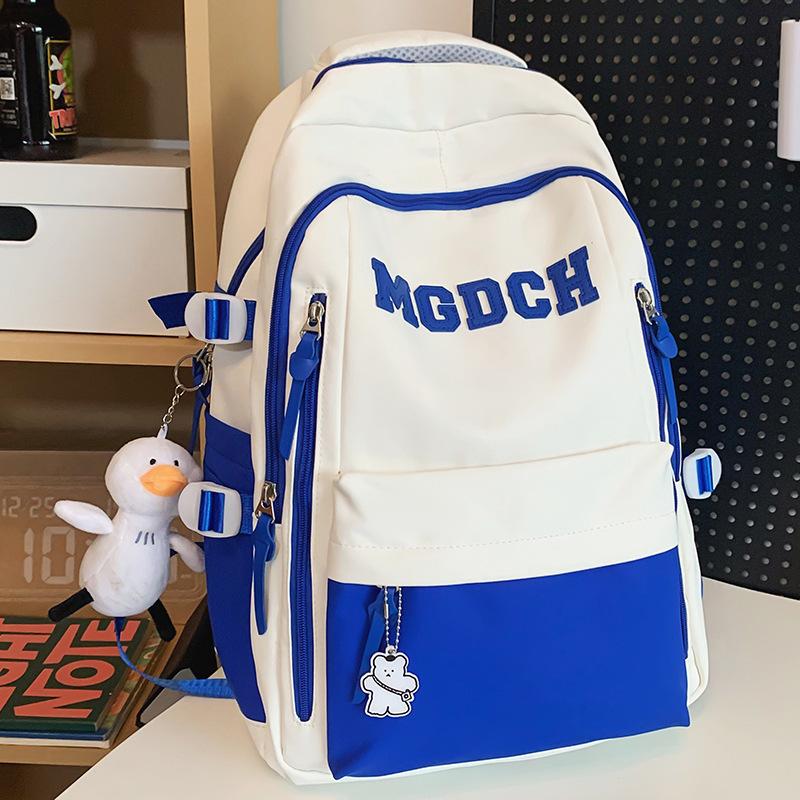 Школьный рюкзак для девочки начальной школы с алфавитом, рюкзак для ученика средней школы, рюкзак для студента колледжа