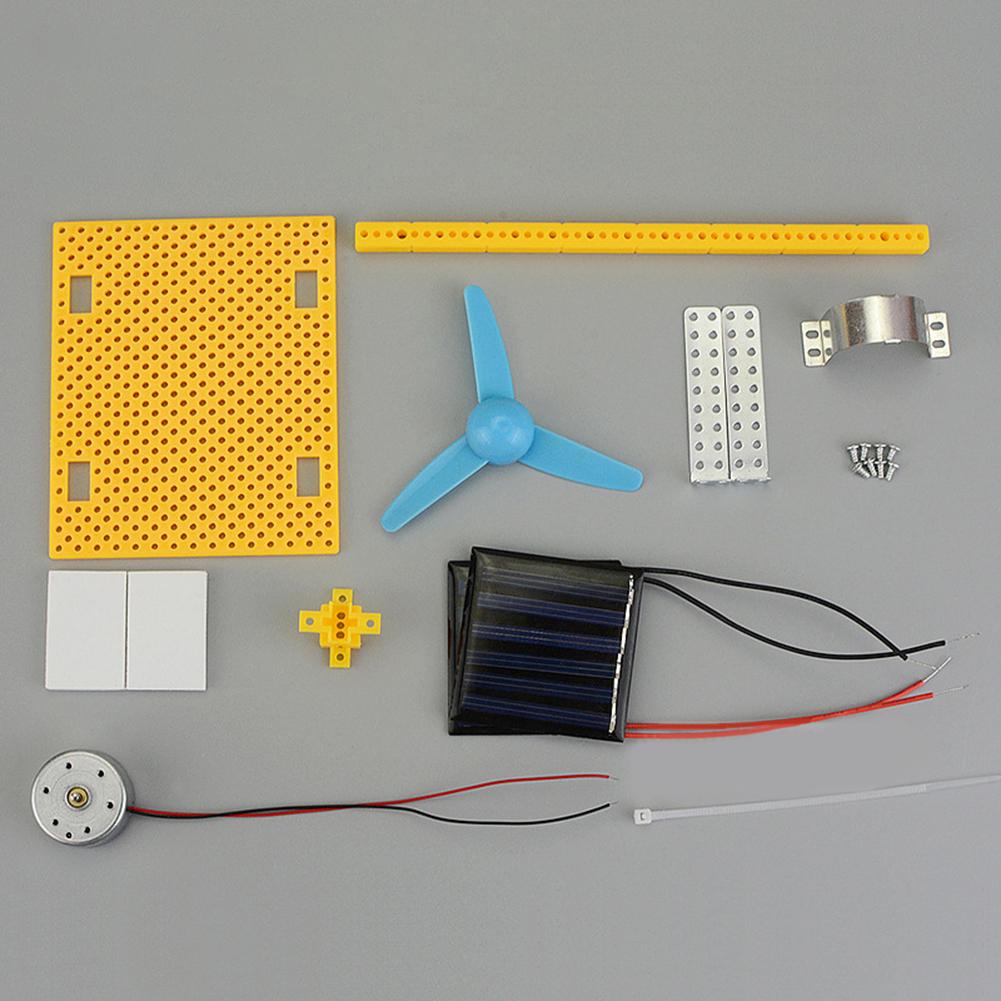 Детские DIY научные эксперименты игрушка креативный 3D пластиковый солнечный вентилятор DIY модель собранные наборы для творчества научное образование помощь игрушка подарки