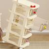 Transparent Drawer Storage Rack Trolley Style Household Storage Cabinet Trolley Storage Shelf  Home