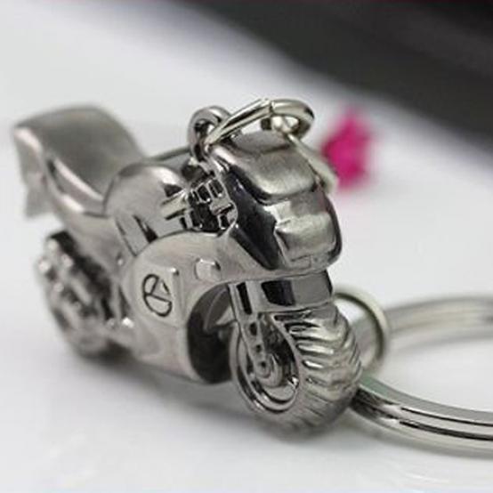 Metal Motorcycle Key Ring Keychain Cute Creative Gift Sports Keyring Gift KTY