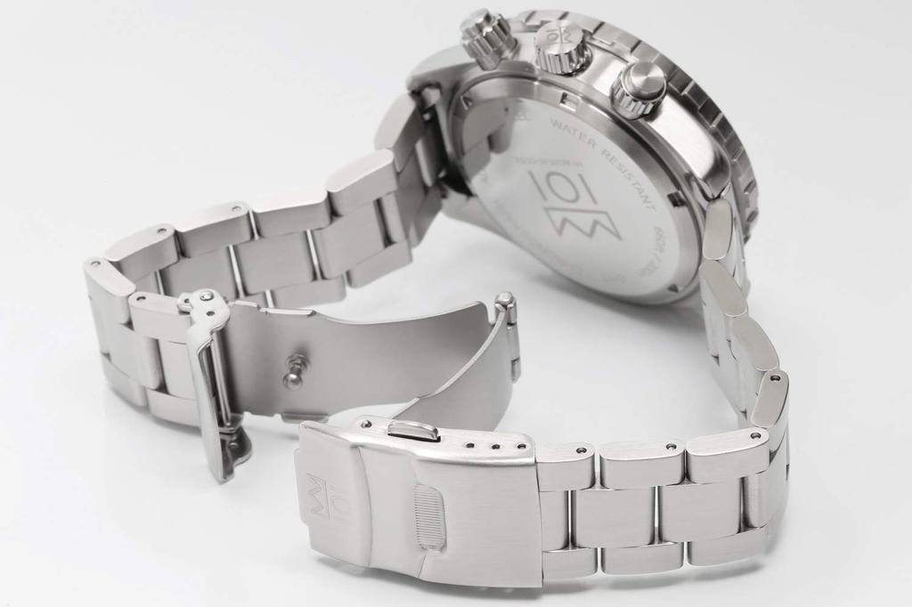 Часы Hyakuichi GMT Watch 20 ATM Водонепроницаемый хронограф Маленькая секундная стрелка Белая панда [HYAKUICHI 101] Для дайвинга Мужские