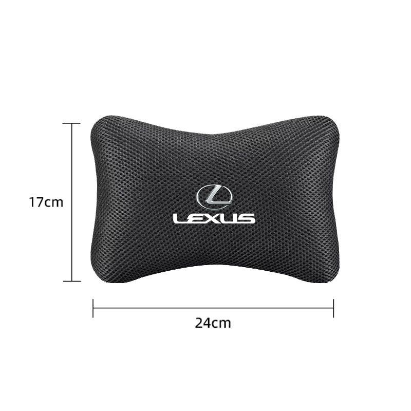 2026 Hot Interior Stickers Leather Car Seat Headrest Memory Cotton Neck Pillow For Lexus F SPORT RX300 IS200 IS250 ES350 Ct200h