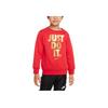 Sweatshirt With Letter Print Pattern Round Neck Pullover Fleece Long Sleeve Kids Tops FD4995-657