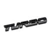 Metal Turbo Logo Sticker To Car Styling Full Body Decoration And Decals Exterior Letter Rear Trunk Emblem For Motorcycle Racing