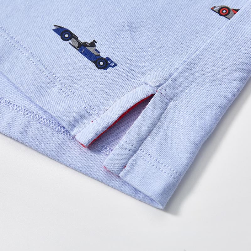 Футболка для мальчиков, летняя детская футболка с коротким рукавом, маленькая и средняя футболка-поло для мальчиков с рисунком